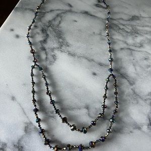 Lane Bryant Necklace multi colors 20” adjustable length. Sparkles and shines